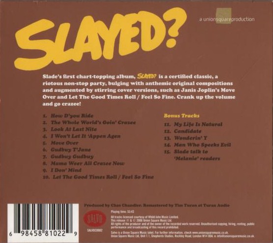 Salvo Remastered - Slade Crazee!
